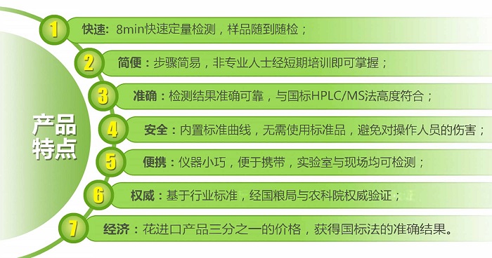 熒光定量快速檢測產品優(yōu)點